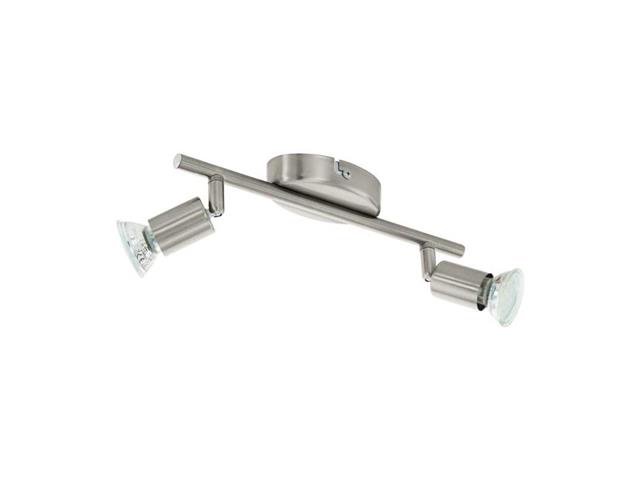 Foco Sobrepuesto Eglo Buzz-Led Níquel Satinado 2X2,8W