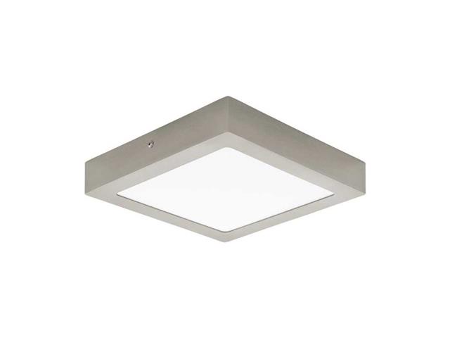 Foco Sobrepuesto Eglo Fueva Níquel Satinado 16,5W 94526