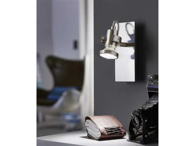 Foco Sobrepuesto Eglo Tukon Níquel Satinado 1X3W 94144