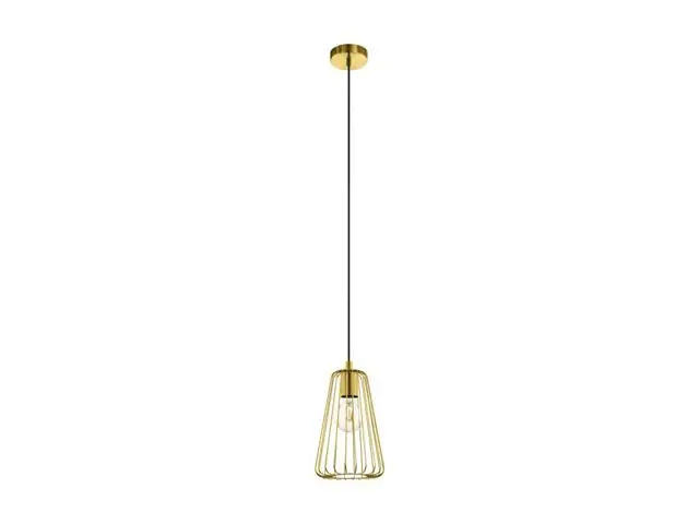 Lampara Colgante Eglo Austell Latón Cepillado 1X60W 205095