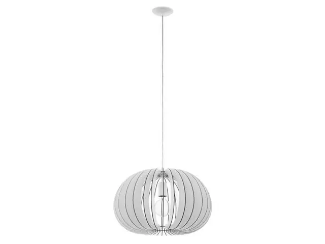 Lampara Colgante Eglo Cossano Blanco 1X60W 94442