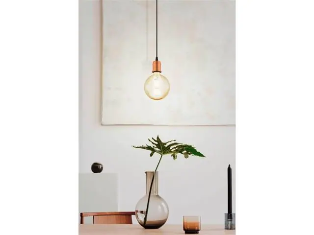 Lampara Colgante Eglo Yorth Cobre Cepillado 1X60W 32539