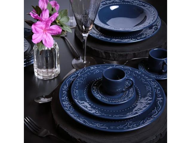 Conjunto Porto Brasil com 6 Bowl Acanthus Deep Blue - 2