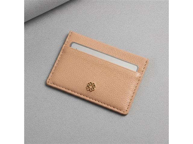 Porta-Cartão em Couro Nude Monte Carlo - 5