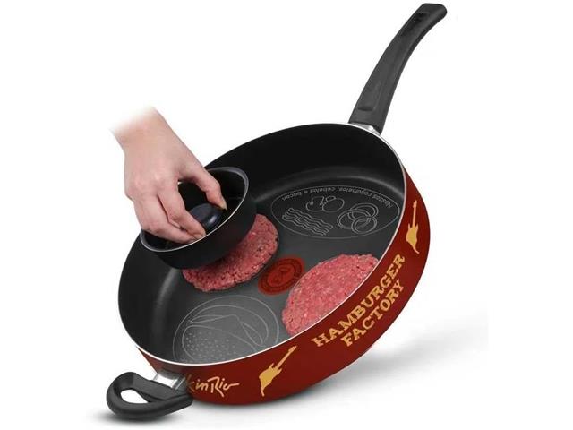 Kit Hamburguer Factory Rochedo Rock in Rio com Frigideira e Acessórios - 2