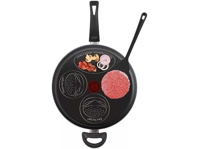 Kit Hamburguer Factory Rochedo Rock in Rio com Frigideira e Acessórios - 3