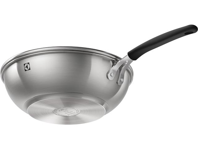 Panela Wok Electrolux Aço Inox Antiaderente Design 28CM - 1