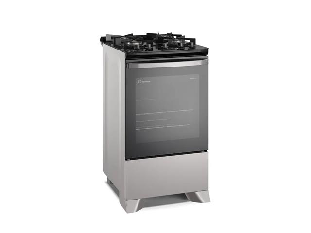 Fogão 4 bocas Electrolux FE4GS Efficient e Mesa de Vidro Prata Bivolt - 2