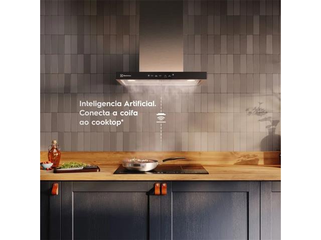 Coifa de Parede Electrolux CE6TF 60cm Experience com I.A. Inox 220V - 4