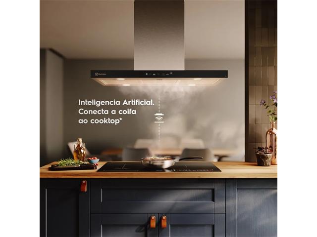 Coifa de Ilha Electrolux CE9IF 90cm Experience com I.A. Inox 220V - 4