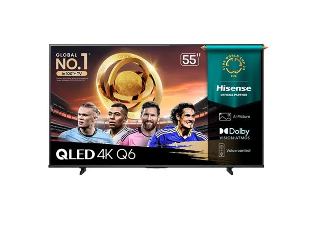 Televisor Hisense 55" 4K QLED 55Q6QV
