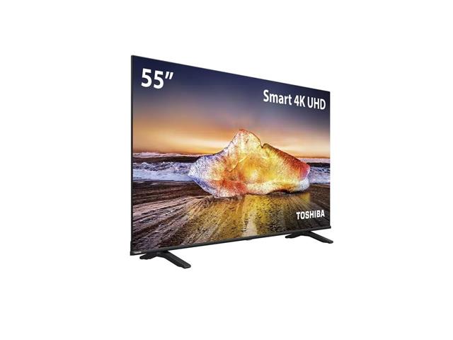 Smart TV 55" Toshiba 4K VIDAA Dolby Audio Wifi Comando de Voz TB023M - 1