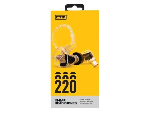 Audífonos In Ear 2 Driver Clear CTM CE220