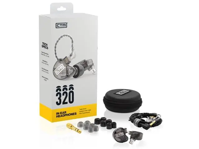 Audifonos In Ear 3 Driver Smoke CTM CE320