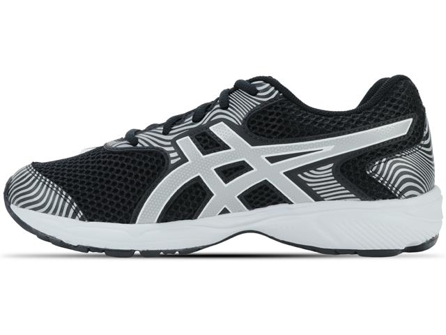 Tênis Infantil Asics Buzz 4 Black/White Tam 32 - 1