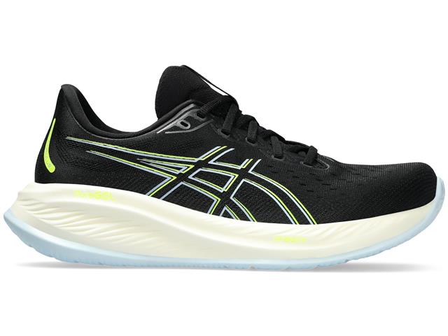 Tênis Asics Gel-Cumulus 26 Black/Safety Yellow Masc Tam 44 - 1