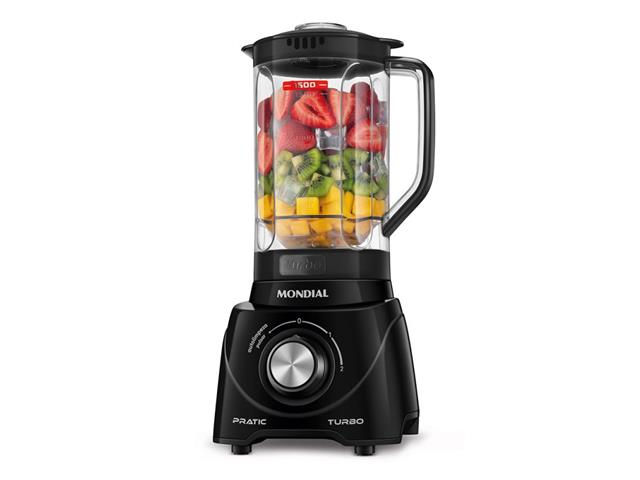 Liquidificador Pratic Turbo Mondial Preto - L-...