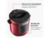 Panela de Pressão Elétrica Digital 6L Mondial Vermelho/Inox 1000W - 3