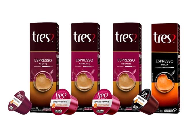 Combo 40 Cápsulas de Café 3 Corações 2x Vibrante + Forza + Atento