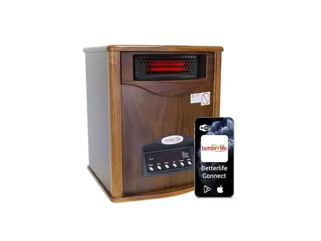 Estufa Infrarroja Madera UV Wi-Fi SmartHome 70 m² Betterlife