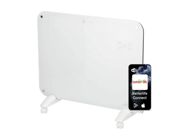 Panel Calefactor Muro/Piso de Cristal WiFi SmartHome 15 m² Betterlife