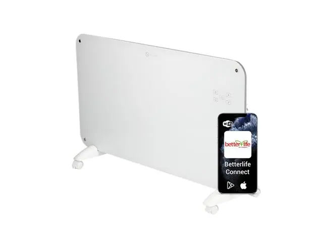 Panel Calefactor Muro/Piso de Cristal WiFi SmartHome 20 m² Betterlife
