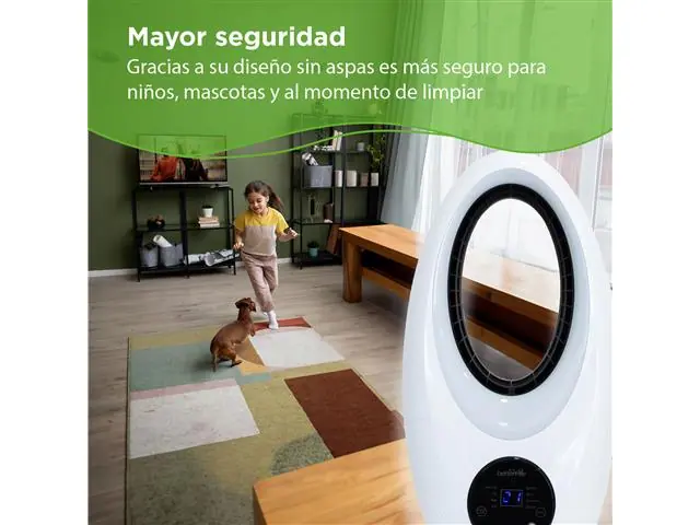 Ventilador sin aspas con luz LED Betterlife