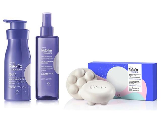 natura Tododia Todanoite セット Kit Tododia Todanoite com Sabonete, Hidratante e Body Splash