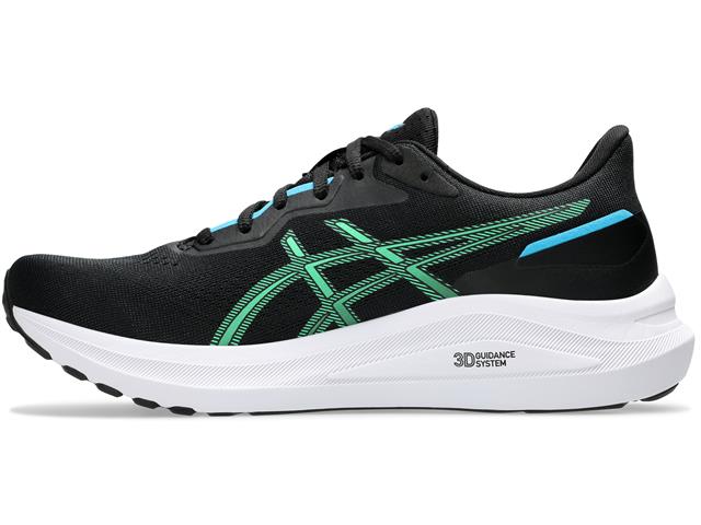 Tênis Asics GT-1000 13 Black/Digital Aqua Masc - 1