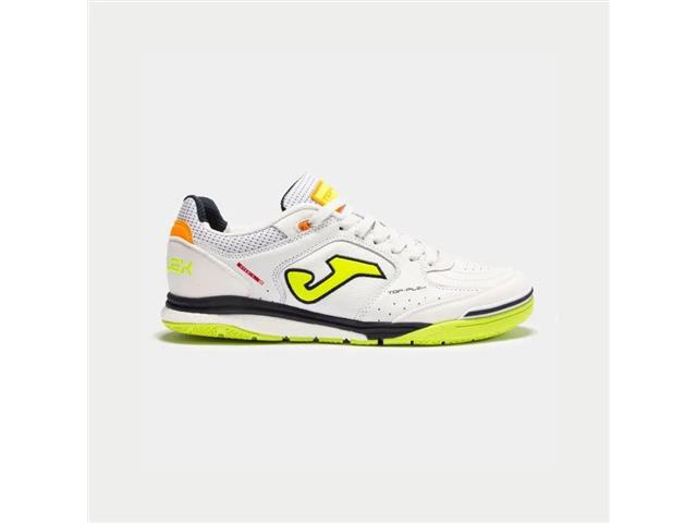 Chuteira Futsal Joma Top Flex Rebound Branco e Amarelo Tam 41 - 3