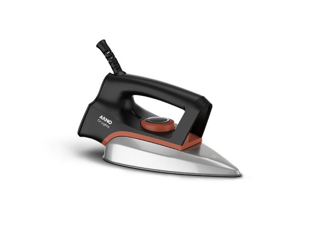 Ferro a Seco Arno Drygliss Antiaderente 1200W Preto e Terracota 110V - 1
