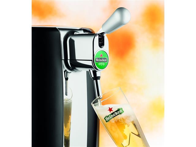 Chopeira Elétrica Arno Beertender Krups Heineken de 5L Preta 220V - 8