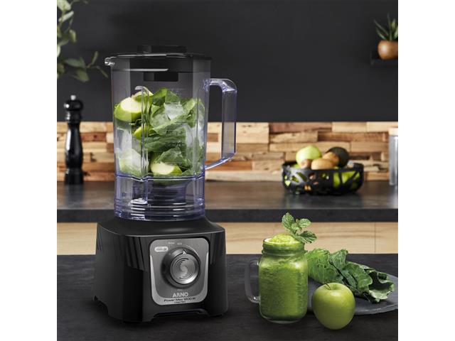 Liquidificador Arno Power Max 1200W Limpa Fácil Comfort Preto 110V - 4