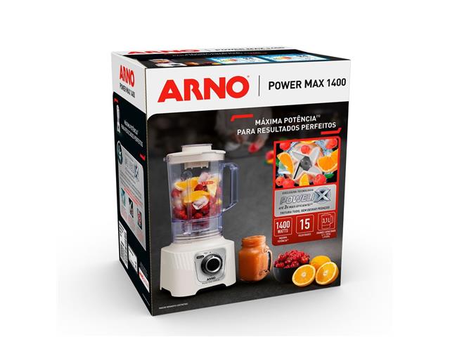 Liquidificador Arno Powermax Marfim 1400W LN64 110V - 5