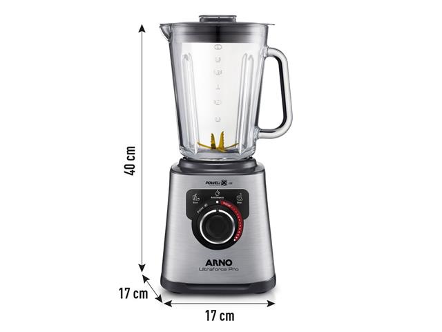 Liquidificador Arno Ultraforce Pro Jarra de Vidro LN93 110V - 6