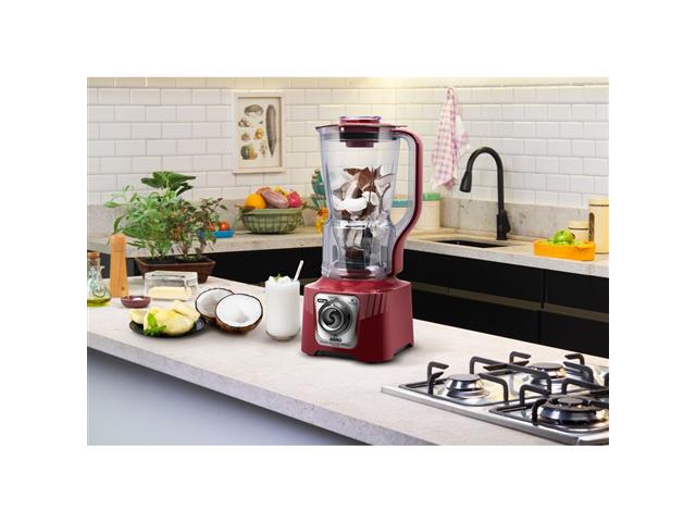Liquidificador Arno Powermax XXL 1200W Carmim LN86 110V - 5