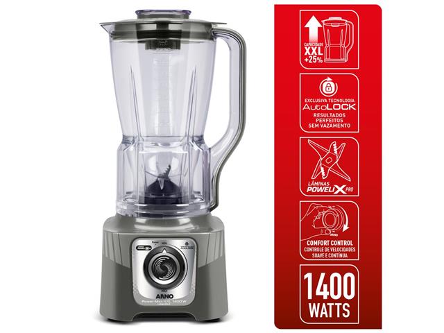 Liquidificador Arno Powermax XXL 1400W Cinza LN87 110V - 4