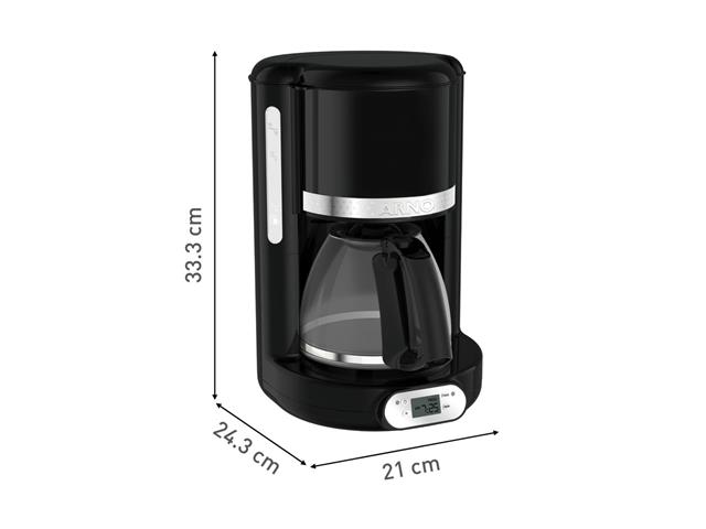 Cafeteira Elétrica Arno Soleil Preta 125L SPFC 110V - 6