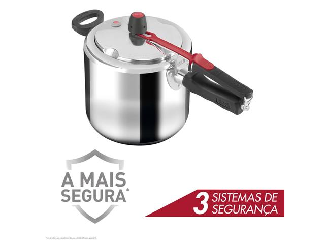 Panela de Pressão Clock Original+ Fechamento Interno 7L - 6