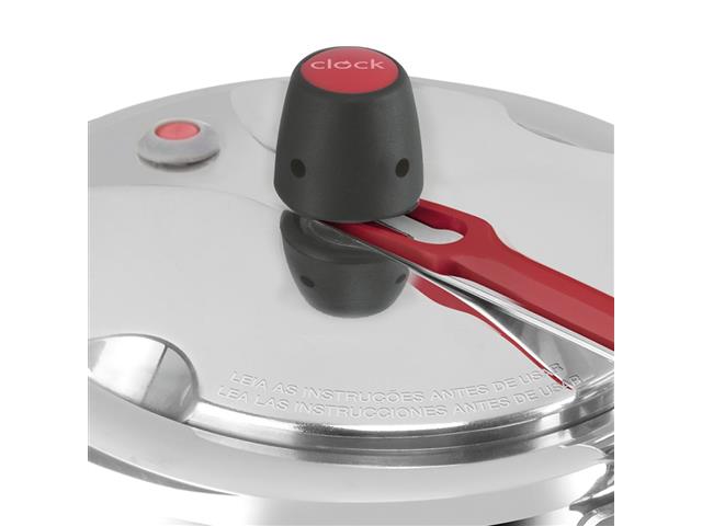 Panela de Pressão Clock Original+ Fechamento Interno 7L - 2