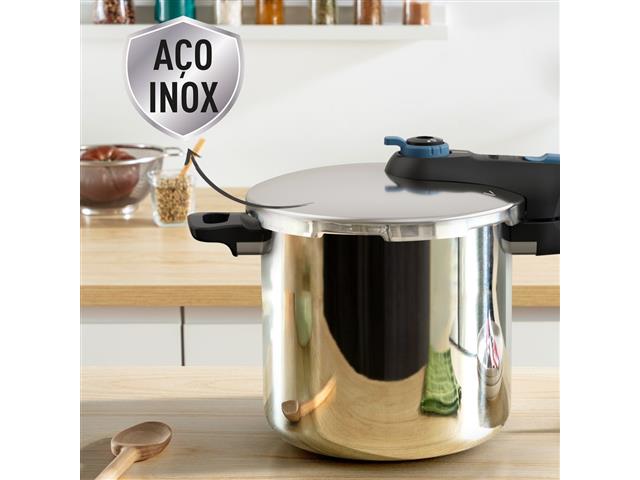 Panela de Pressão Rochedo Inox Trendy 8 Litros Fechamento Externo - 5