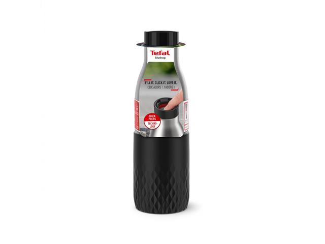 Garrafa Térmica Tefal Bludrop Preta 500ml - 6