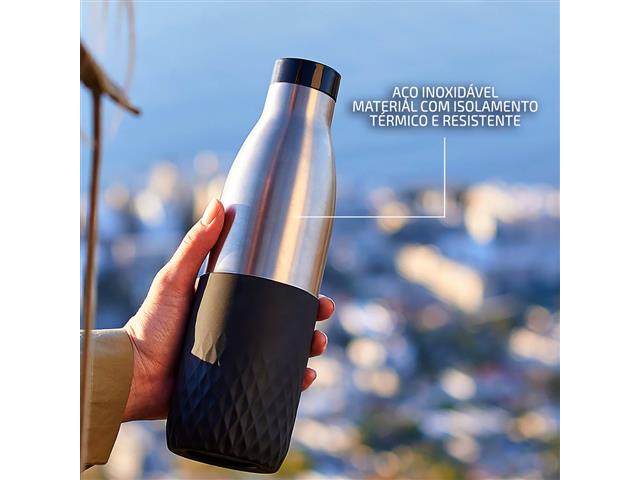 Garrafa Térmica Tefal Bludrop Preta 500ml - 8