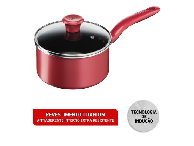 Panela Com Indução Tefal So Chef 18cm Vermelha - 5