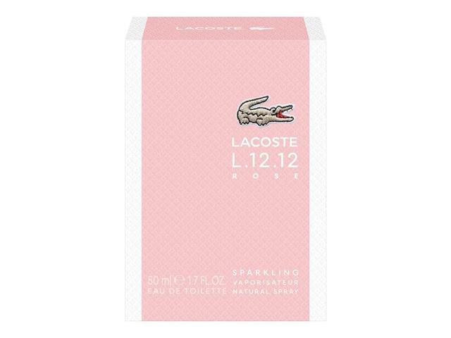 Perfume Lacoste L.12.12 Rose Sparkling Eau de Toilette 50ML - 1