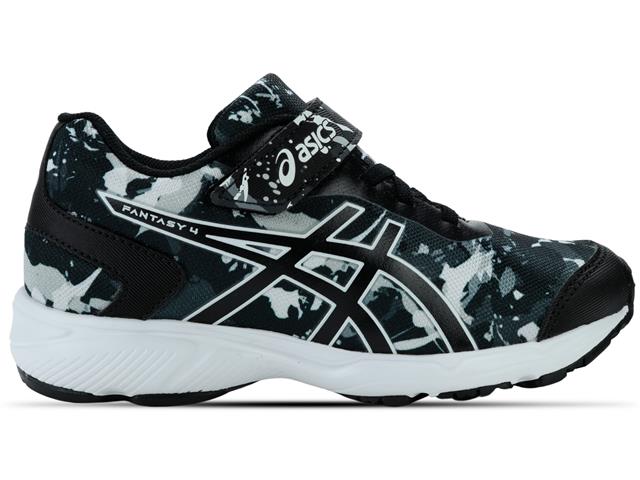 Tênis Infantil Asics Fantasy 4 Black/White Tam 27
