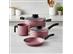 Jogo de Panelas Tramontina Linz em Aluminio Starflon Max Rosa 04 Peças - 8