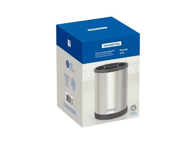 Porta-Utensílios Giratório Tramontina em Aço Inox - 1