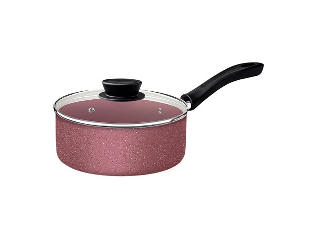 Jogo de Panelas Tramontina em Alumínio Starflon Max Rosa 07 Peças - 4