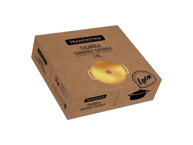 Caçarola Tramontina Lyon em Alumínio Forjado Dourado com Tampa 3,7 L - 1